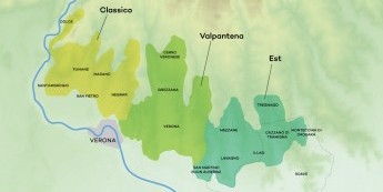 Karte des Weingebiets Valpolicella