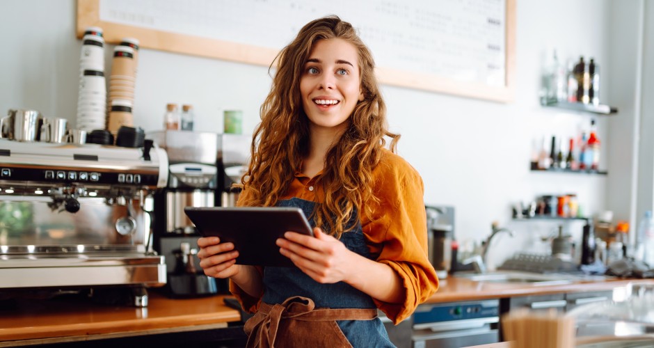 Barista mit Wirtepatent im eigenen Caf&eacute;