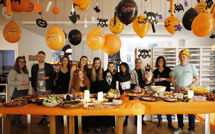 Halloween-Party bei der Schweizer Gastronomiefernschule